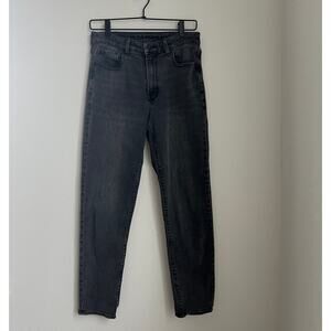 American Eagle Gray Mid-Rise Skinny Jeans 6